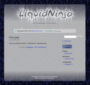 Fig 3.  liquidninja.com with FrostNinja