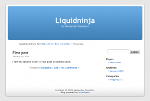 wordpress default on liquidninja