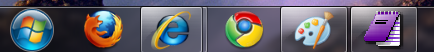 Win7's taskbar